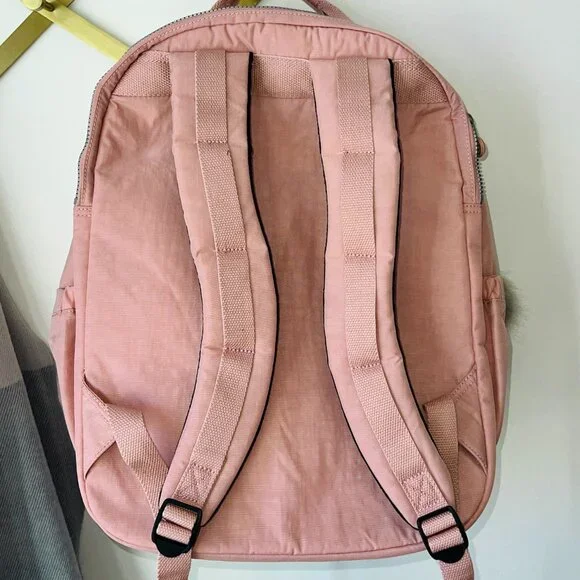 Kipling Seoul Large 15" Laptop Backpack in Bridal Rose, NWOT - Picture 4 of 11